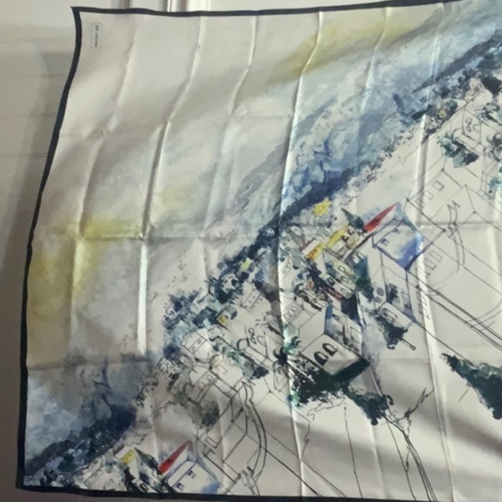Vintage St. John 100% Silk Scarf